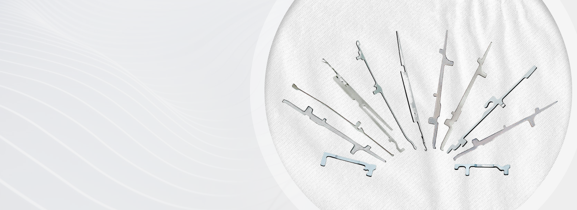 precision flat knitting machine needles